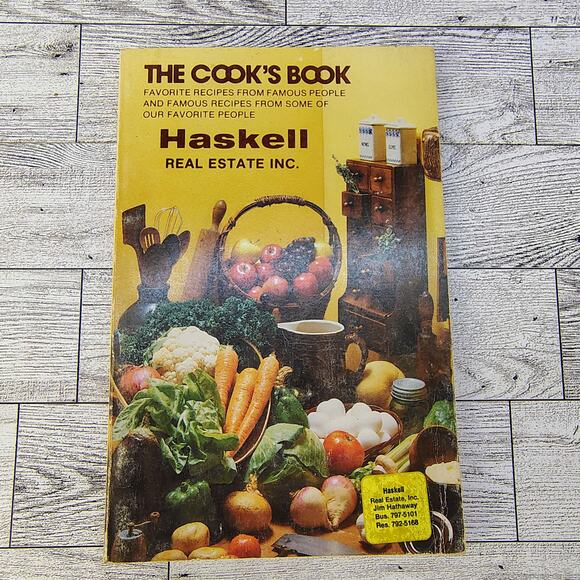 Haskell Real Estate Promo Advertising Cookbook Jim Hathaway 1970s VERY GOOD - Picture 1 of 12